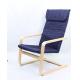 relaxing chair Ikea style birch bentwood indoor furniture