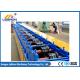 Blue and orange color high hydraulic cut type door shutter roll forming machine full automatic made in china