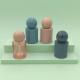 Custom 30ml & 50ml Luxury Glass Perfume Bottles  Mist or Serum Pump Glass Bottle Round Ball Cap for Serum Product