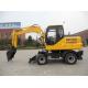 XE150W Excavator heavy Earthmoving Machinery , Road Construction Equipment