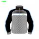 Side Pockets Softshell Running Jacket , Sublimation 3XL Double Layer Jacket Men'S