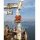 Foldable knuckle boom marine crane  knuckle and telescopic boom marine crane