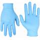 Medical Disposable Nitrile Gloves Powder Free , Blue Gloves Disposable Nitrile