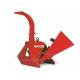 Red Color PTO Driven Wood Chipper Self Feeding 3 Point Hitch Mounting System