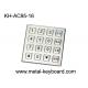 Industrial Metal Numeric Keypad 4 X 4 Matrix , IP 65 Water - proof Keypad
