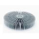 Electrophoretic / Silvery Anodized Aluminum High Power Heat Sink Extrusion Profiles