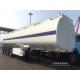 4 axles semi trailer tankers with 60,000 Liter capacity with  distribution fuel tanker trailer for sale