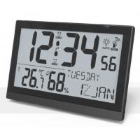 Temperature Calendar Indoor Thermometer with Digital LCD Display and RCC Alarm Clock