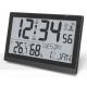 Temperature Calendar Indoor Thermometer with Digital LCD Display and RCC Alarm Clock