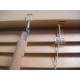 25mm 100% basswood venetian blinds for windows with steel headrail and wooden bottomrail