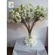 UVG Tree branches for centerpieces with white artificial cherry blossom indoor wedding use CHR091