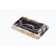 Sushi Tray With Anti Fog Lid Disposable Sushi Box To Go Box Black Plastic Container