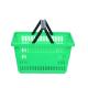 Plastic PP Stackable Shopping Basket For Supermarket 35L