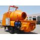 Trailer Mounted Concrete Mixer Pump 40m3/H Capacity For Hydraulic Engineering Construction