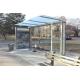 Heat Resistant Stainless Steel Bus Stop / Passenger Waiting Shelter Aesthetic Appeal