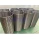 Lehler Wedge Wire Screen Cylinders , Vertical Wire Screen Circular Support Rod