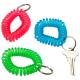 Round Coiled Cord Keychain