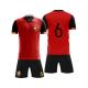 Breathable Custom Soccer Uniforms Quick Dry Football Polyester Fabric Shirt
