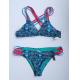 2017 Burst sells Polyamide Sexy fashion Lady's two pieces good quality fabri swimming with printed bikini