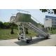 Non Slip Aircraft Passenger Stairs Commercial Chassis Easy Maintenance