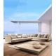 Teak Wood Outdoor Couch Outdoor Furniture For Sitting / Leisure / Sleep