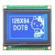 M12864E2-B3, 12864 Graphics LCD Module, 128 x 64 dot-matrix Display, STN BLUE, transmissiv