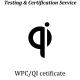 Wireless Charging QI Certification Qi Logo Belongs To WPC Alliance BPP Certification