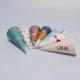 Disposable Cone Ice Cream Cups Custom Printed Packaging Paper Pack Sleeves