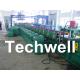 Automatic PLC Control Highway Guardrail Roll Forming Machine With 10-12 m/min Working Speed