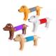 Stress Relief Sound Pop Tube Fidget Toy Flexible Sensory Stretch Spring Dog
