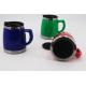 Insulated  Stainless Steel Mug 500ML Keep Warm Mug With Lids Plastic Outside