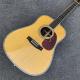 All Real Abalone D style acoustic guitar,Ebony fingerboard OEM custom 41 inches Solid spruce top Guitar Free shipping