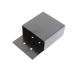 4x 4 Pergola Brackets Steel 3-Way Flat Angle Corner Bracket Heavy Duty Black Powder Coated Pergola Kit For Gazebo