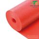 Floating Floor EVA Foam Underlayment Lozenge Pattern High Density With Red Embossed Film