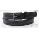 Normal Buckle PU Mens Dress Belts Feather Edges / Stitching Decoration