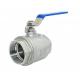 Manual Control Female Threaded 316 Stainless Steel Ball Valve with Customized Support