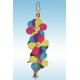 natural wood bird toys 11 inches fancy flower kabob for parrots