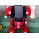 Battery Walking Robot Rides , Coin Operated Kiddie Ride With Music Play Function
