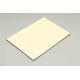 High standard with ISO 9001 Ivory Aluminum Composite Panel Exterior wall panel building decoration 3MM 1.22*2.44m