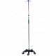 Good quality and hot sale Stainless steel medical height adjustable iv poles for sale