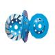 30# 4 Inch Metal Grinding Disc / Diamond Polishing Pads For Terrazzo Grinding / Leveling