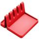 Heat Resistant Silicone Spoon Rest 6x6 Inch LFGB Approved For Kitchen Counter