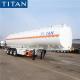 Tri Axle 40000 Liters Fuel Transport Oil Tanker Truck Trailer