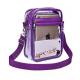 Transparent Crossbody Bags Simple Stadium Approved Clear PVC Shoulder Bags Small Square Phone Bag for Women