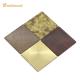 Brushed Mirror Hairline Stainless Steel Sheet Bronze Gold Color PVD Plating