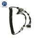 7 Pin Male Connect Four Female Aviation Cable For Split Screen Reversing Camera System