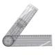 7inch Spinals Goniometer Protractors 180 Degree Userful Multi-function Ruler