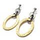 Fashion High Quality Tagor Jewelry Stainless Steel Earring Studs Earrings PPE130
