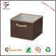 Foldable Cardboard colorful fabric storage box