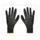 General Maintenance Black HPPE Fiber Size 6 ANSI Level 3 Cut Resistant Gloves